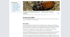 Desktop Screenshot of cockroachbite.net