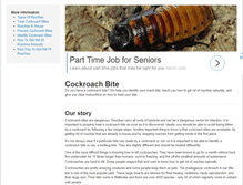 Tablet Screenshot of cockroachbite.net